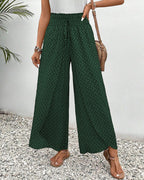 Aurelia | Women’s Wide Leg Printed Trousers Chic