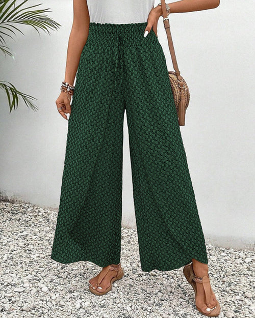Aurelia | Women’s Wide Leg Printed Trousers Chic