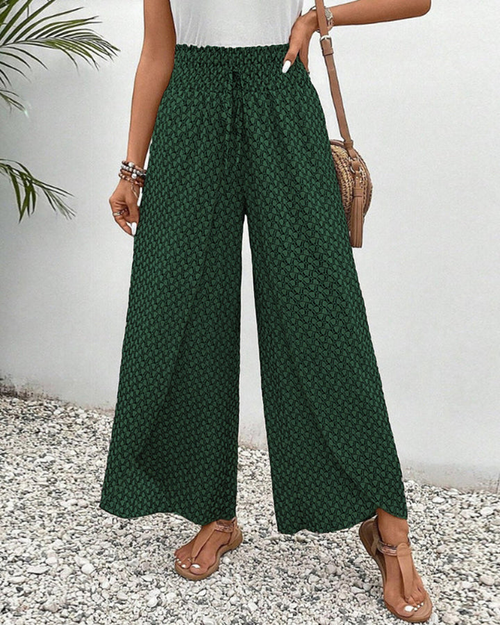 Aurelia | Women’s Wide Leg Printed Trousers Chic