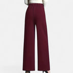Sutton | Women's High-Waist Wide-Leg Trousers Casual