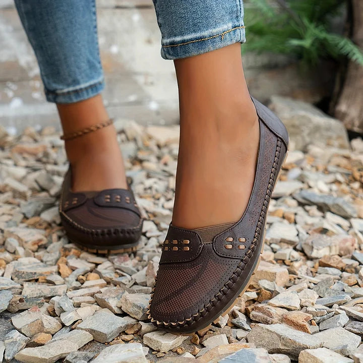 Marlowe | Women's Round Toe Slip-On Loafers