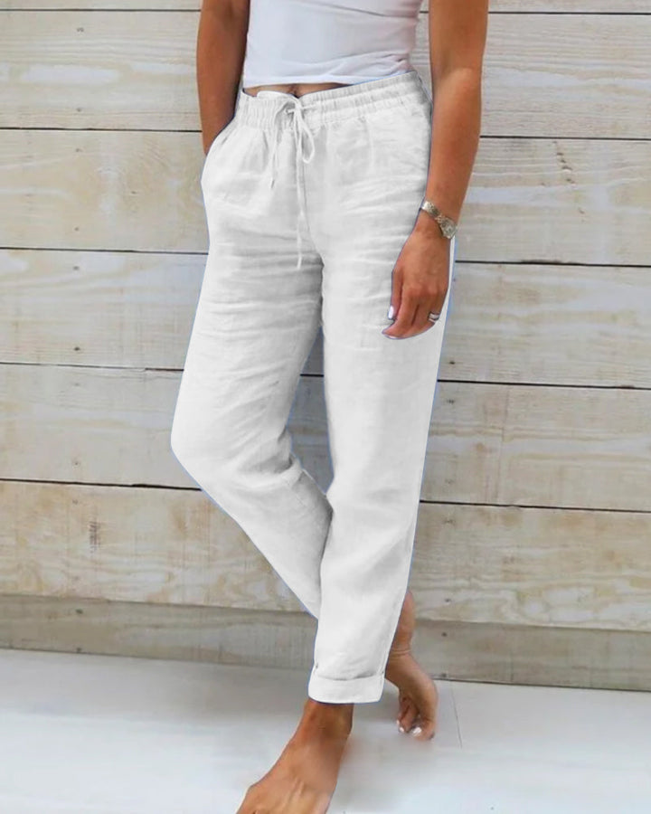 Sienna | Women's High-Waist Tailored Trousers Casual
