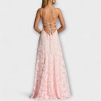 Lennox | Women's Elegant Floral Lace Maxi Dress