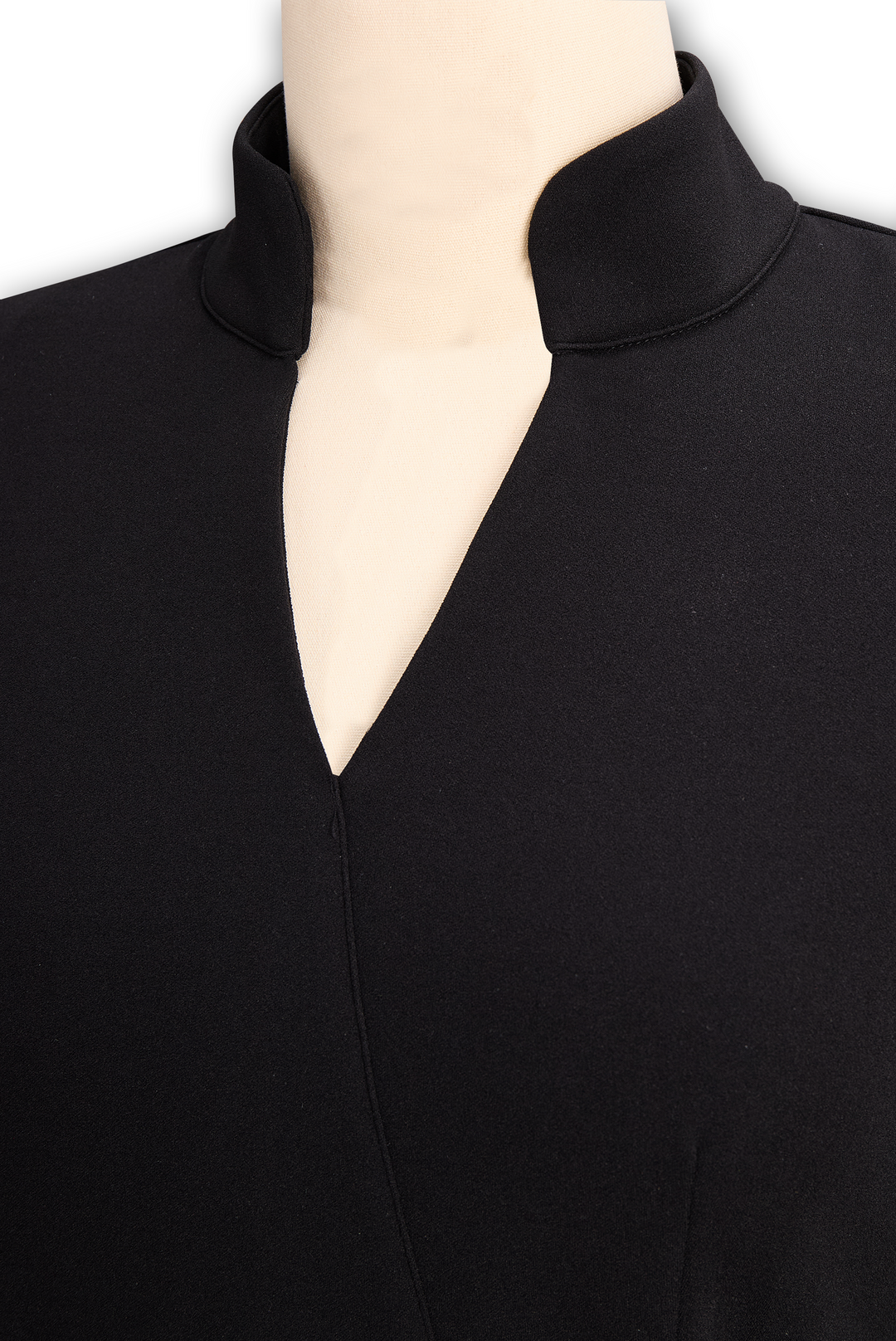 Calla | Women's Draped Collar Midi Dress Elegant