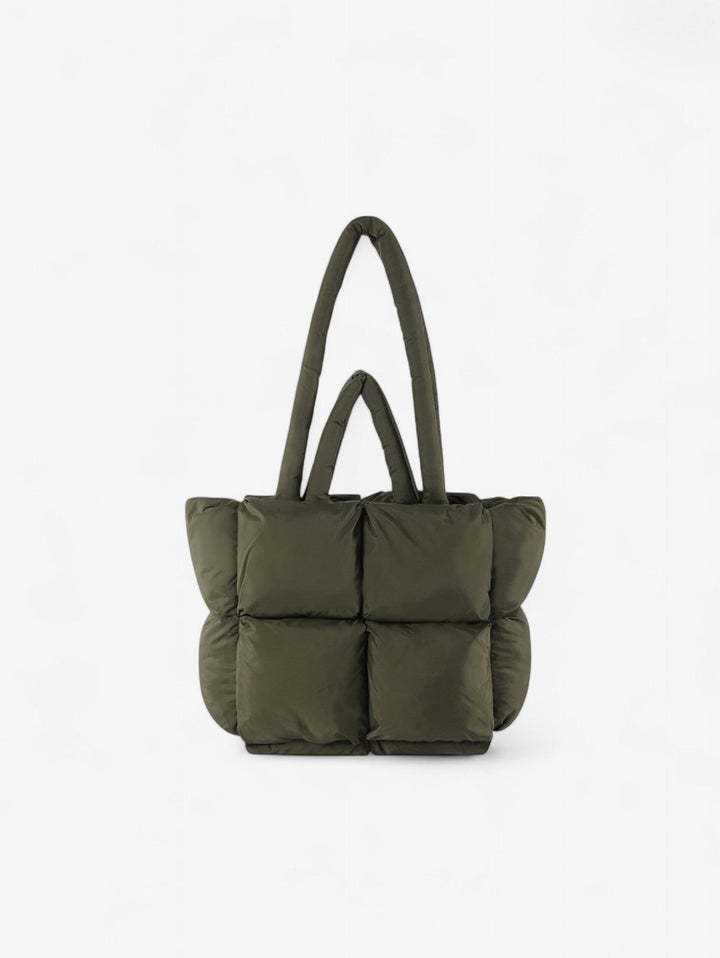 Mette | Women's Quilted Puffer Tote Bag