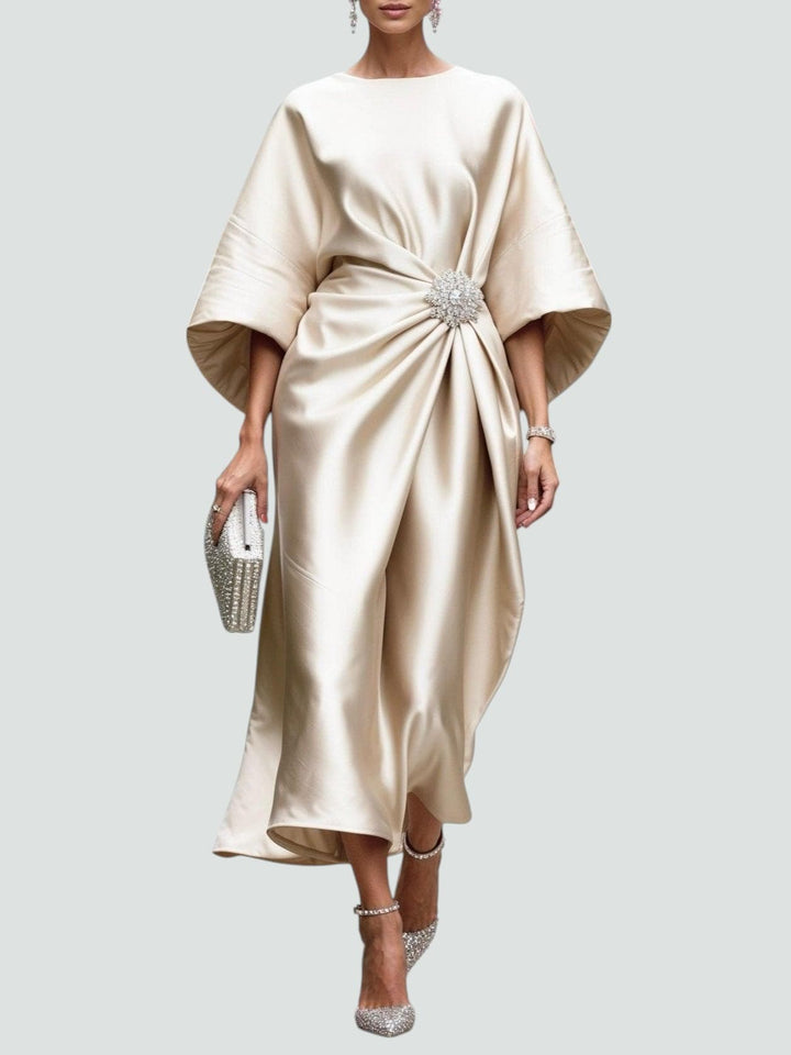 Marlowe | Women's Elegant Draped Midi Dress