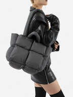 Mette | Women's Quilted Puffer Tote Bag