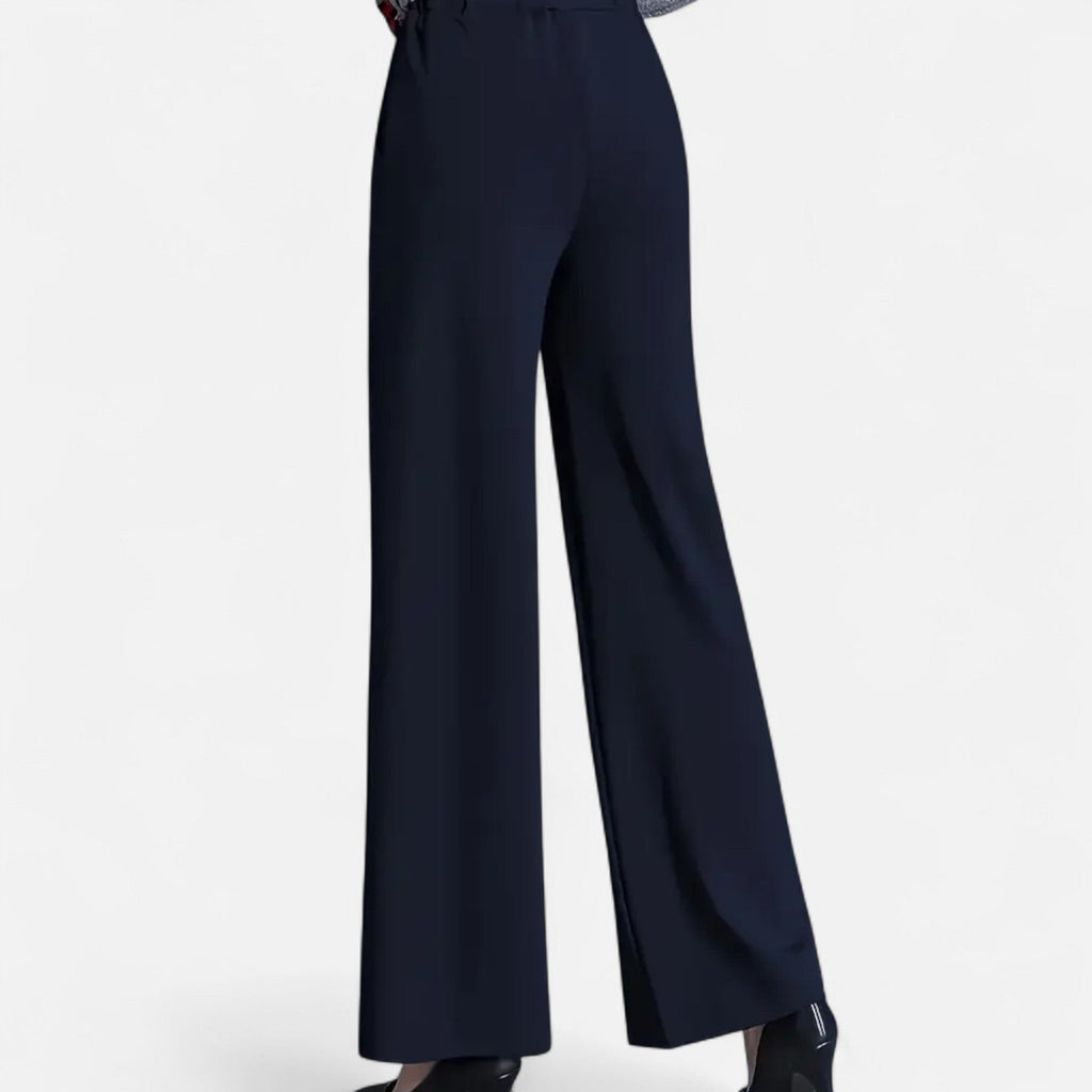 Sutton | Women's High-Waist Wide-Leg Trousers Casual