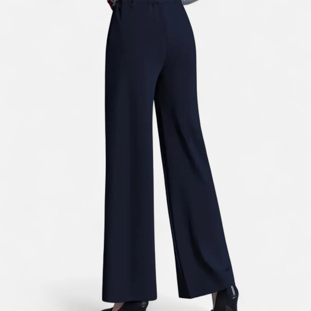 Sutton | Women's High-Waist Wide-Leg Trousers Casual