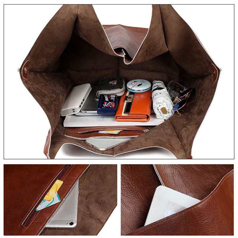 Hollis | Women’s Oversized Vintage Shoulder Bag