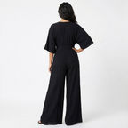 Rosie | Women’s Elegant Wide-Leg Jumpsuit Half Sleeve