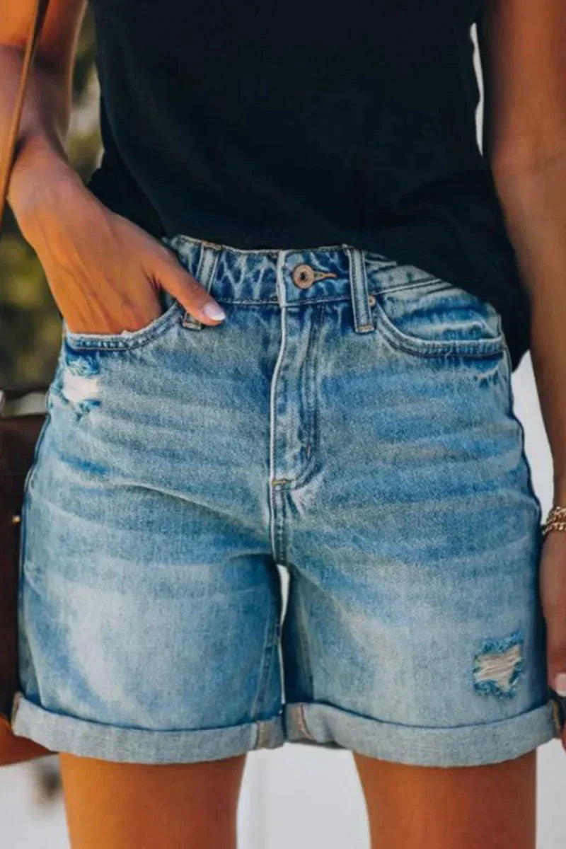 Jolene | Women's Denim Shorts Casual