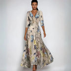 Brielle | Women's Floral Wrap Maxi Dress Elegant