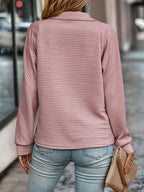 Evangeline | Women's V-Neck Zip Sweater