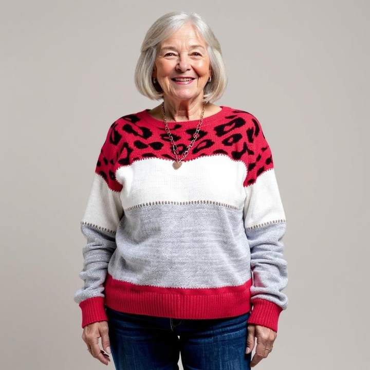 Pascalina | Leopard Print Casual Sweater