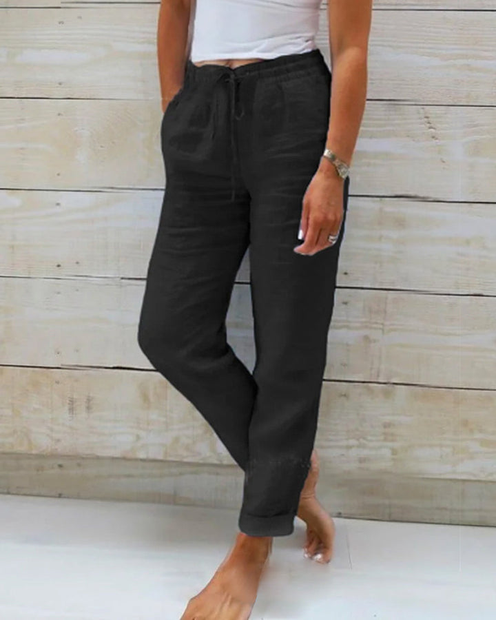 Sienna | Women's High-Waist Tailored Trousers Casual