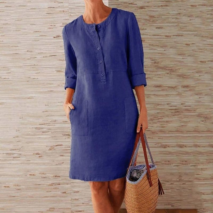 Remi | Women's Button Pocket Shift Dress
