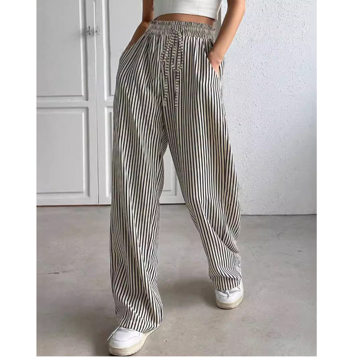 Bayleez | Women’s Striped Relaxed Fit Pants