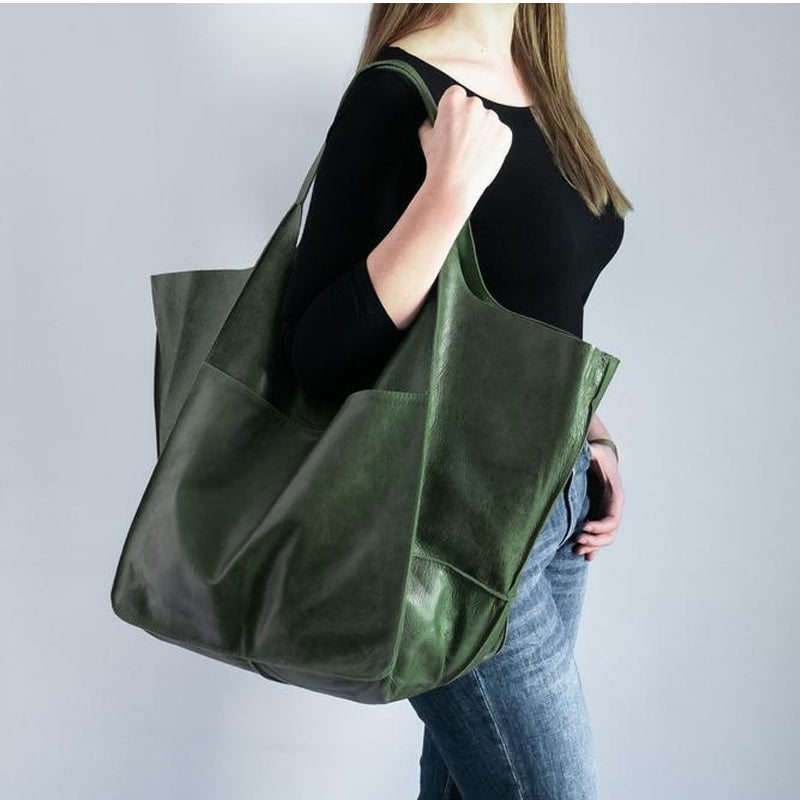 Hollis | Women’s Oversized Vintage Shoulder Bag