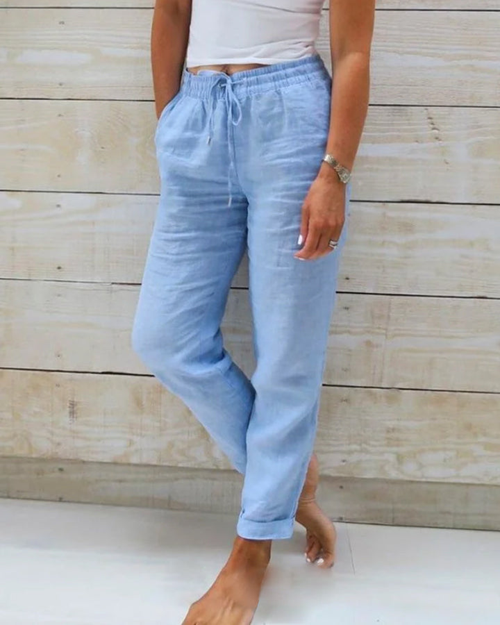Sienna | Women's High-Waist Tailored Trousers Casual