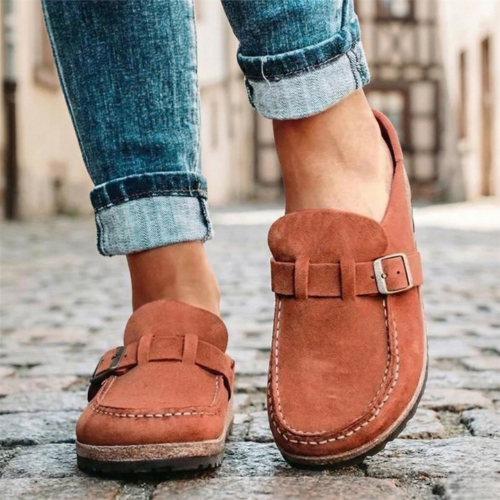 Lennox | Women’s Suede Buckle Loafers