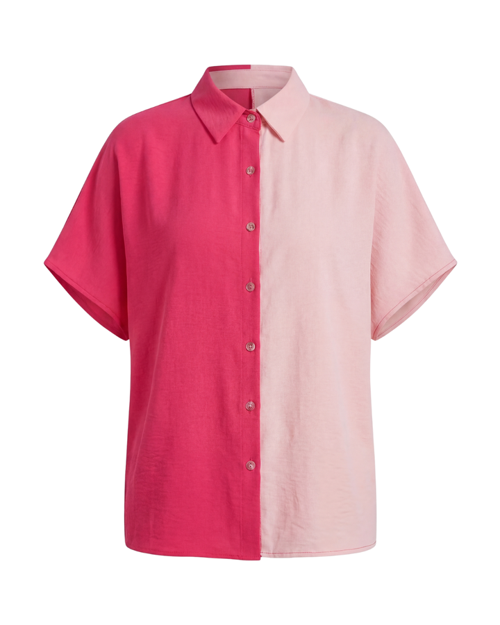 Remi | Women's Color-Block Button-Up Shirt