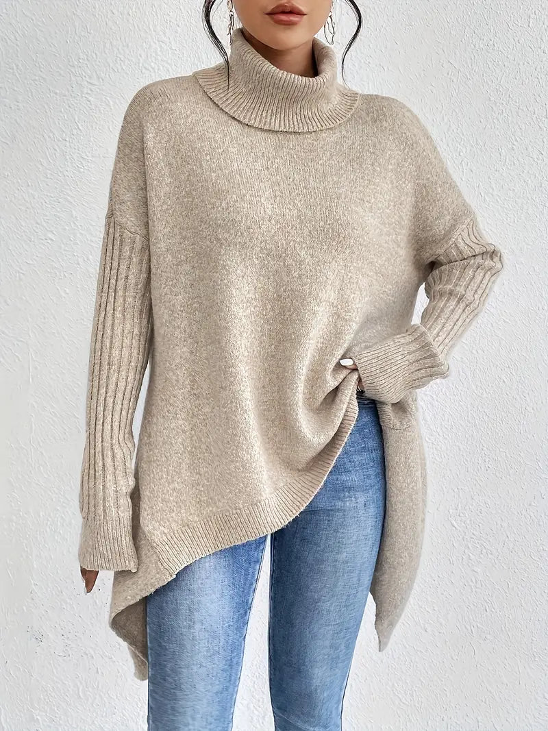 BRIGETTE – LONG TURTLENECK SWEATER
