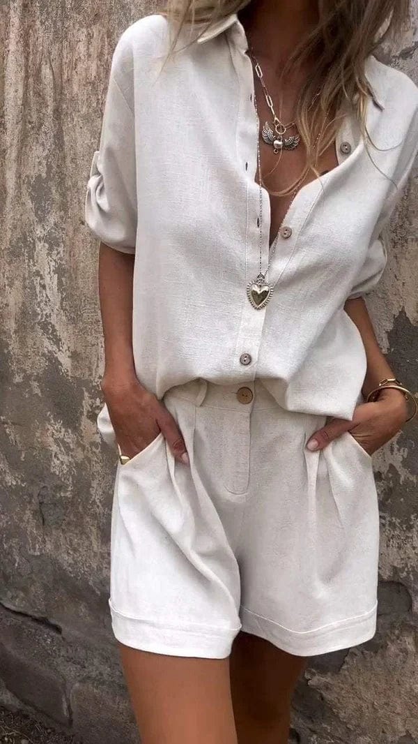 Sienna | Women's Lightweight Shorts & Top Set Casual
