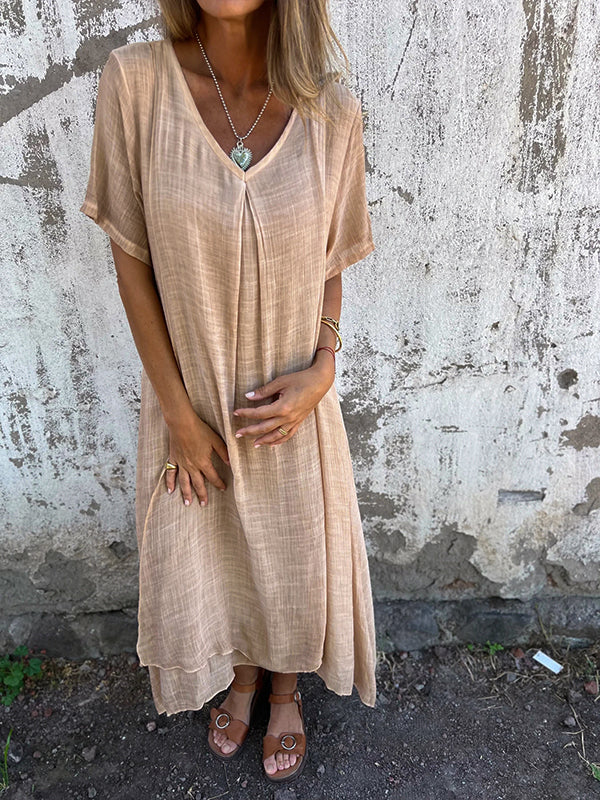 Thea | Women’s V-Neck Maxi Dress