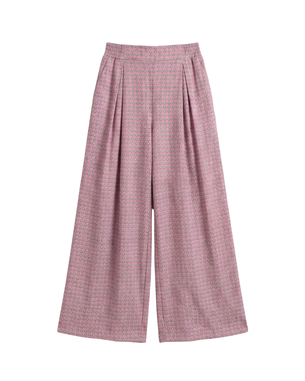 Marlowe | Women's Printed Wide-Leg Trousers