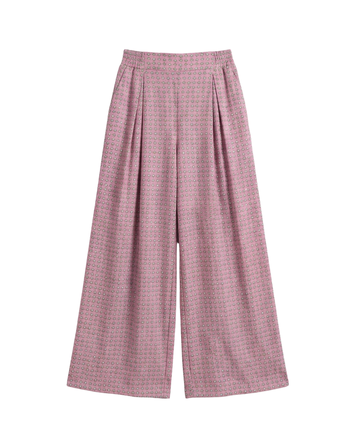 Marlowe | Women's Printed Wide-Leg Trousers