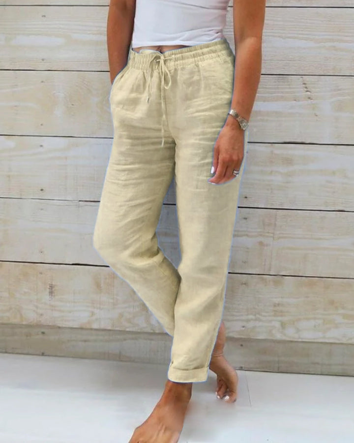 Sienna | Women's High-Waist Tailored Trousers Casual