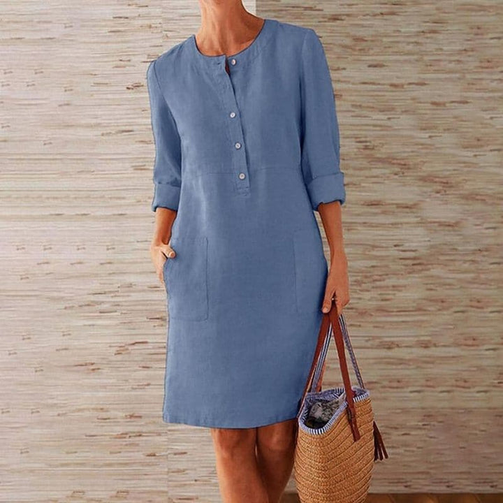 Remi | Women's Button Pocket Shift Dress