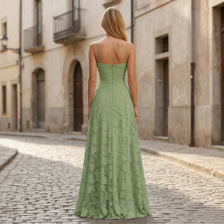 Aria | Women’s Spaghetti Strap A-Line Maxi Dress