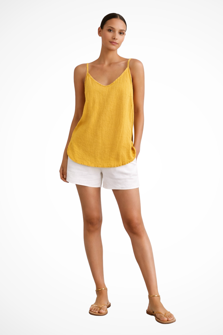 Sienna | Women's Relaxed V-Neck Summer Tank Casual