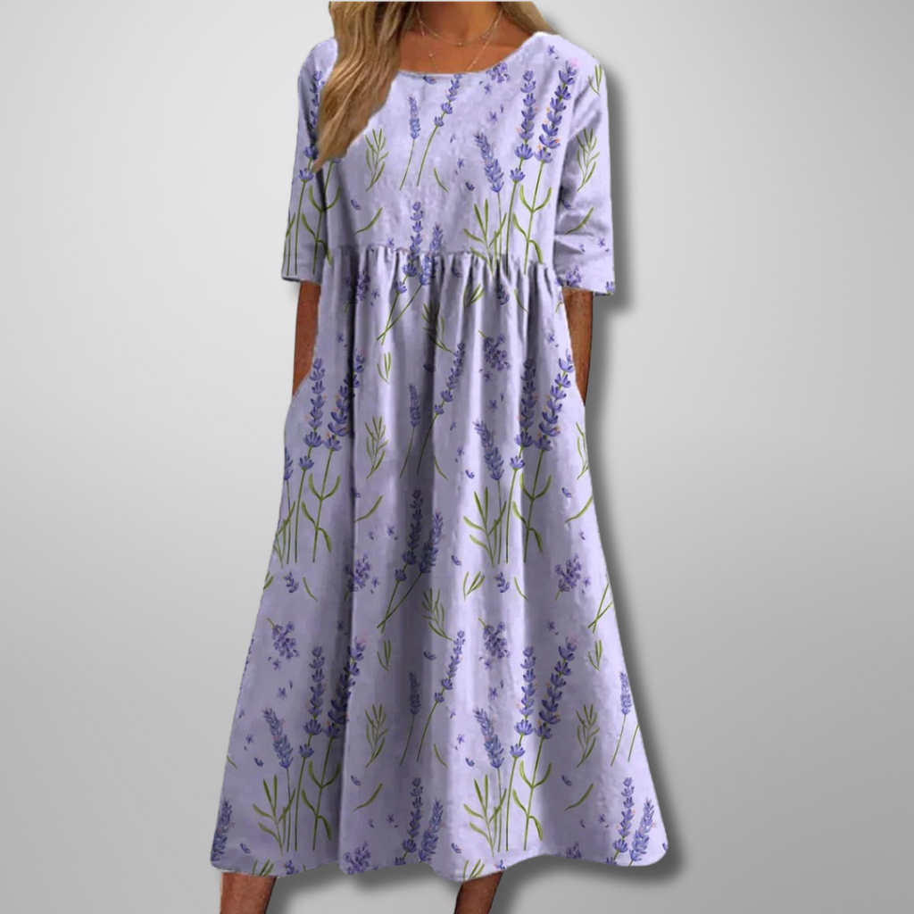 Gail | Women's Embroidered Midi Dress