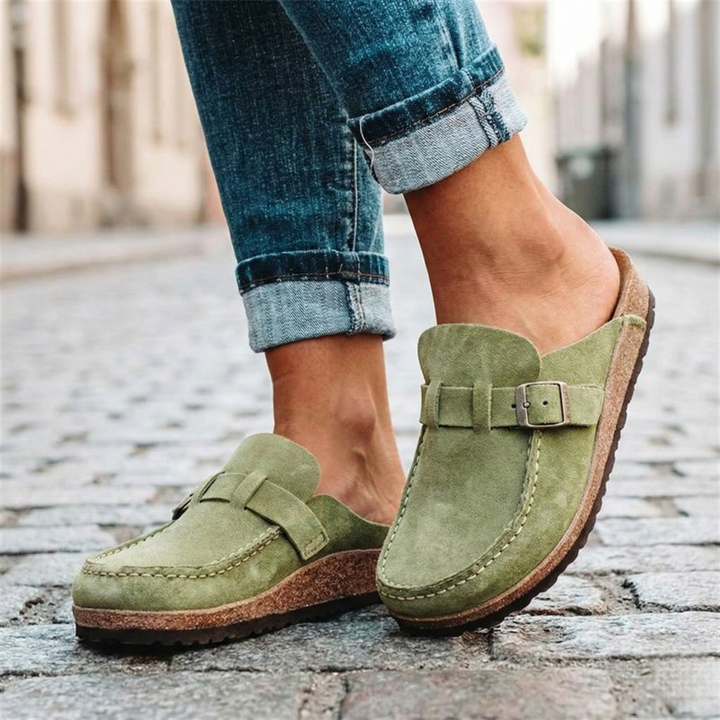 Lennox | Women’s Suede Buckle Loafers