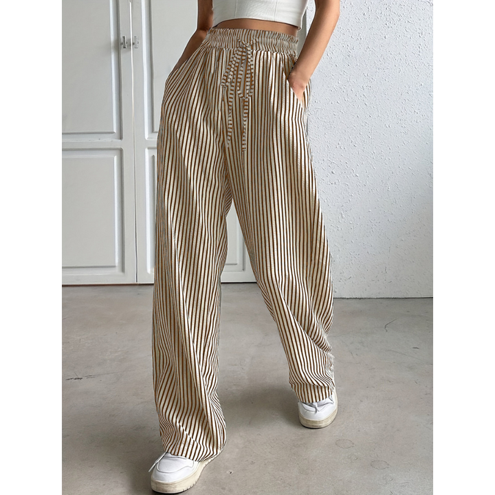 Bayleez | Women’s Striped Relaxed Fit Pants