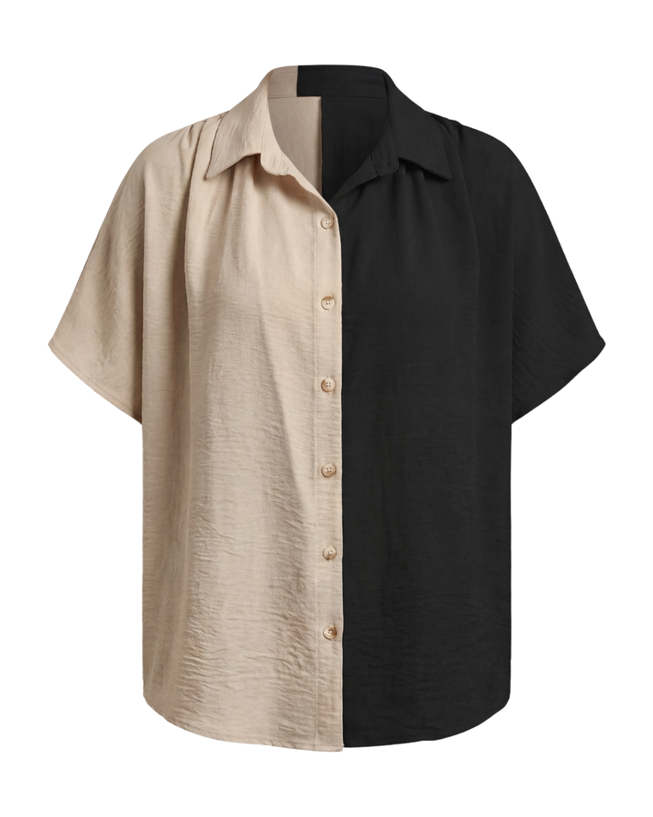 Remi | Women's Color-Block Button-Up Shirt
