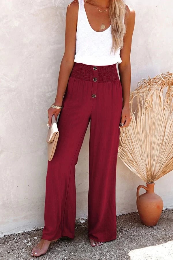 Lennox | Women's High-Waist Relaxed Pants Casual