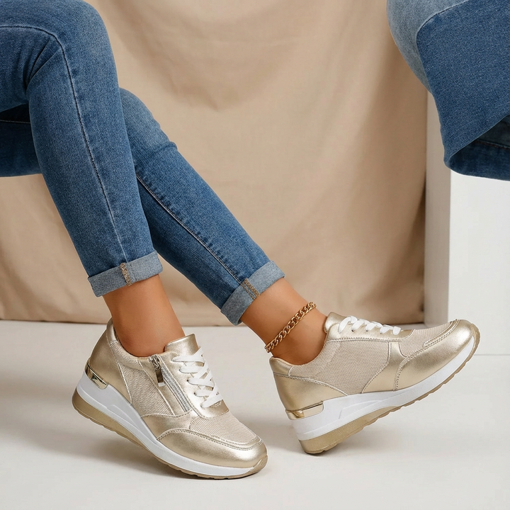 Elara | Women’s Stylish Wedge Trainers