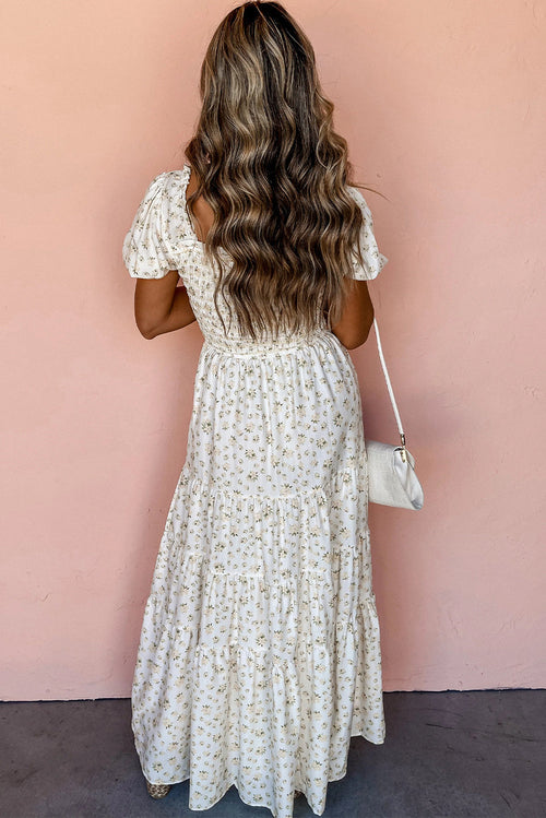Aurelia | Women's Smocked Tiered Maxi Dress