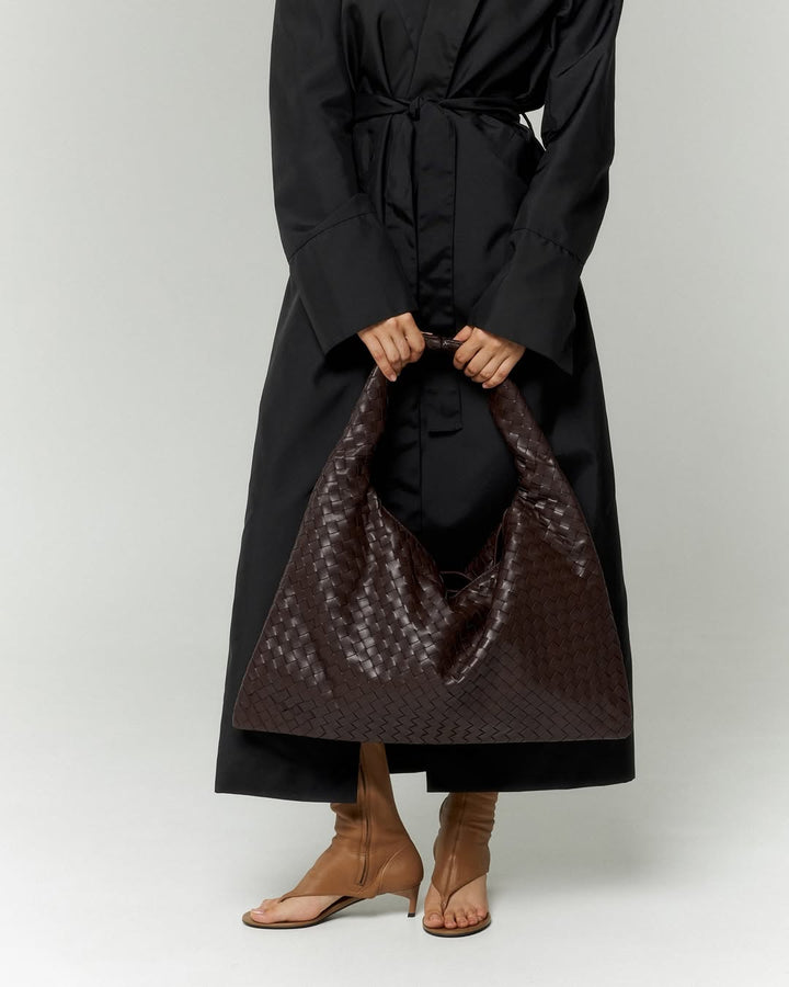 Aster | Women’s Oversized Coffee Shoulder Bag