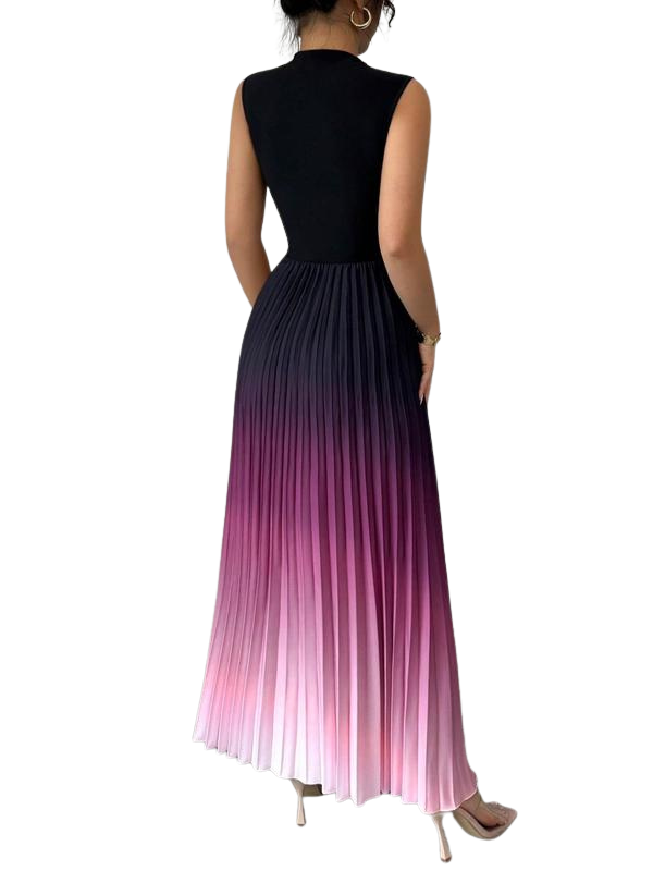 YZA™ – Elegant Ombre Sleeveless Evening Dress