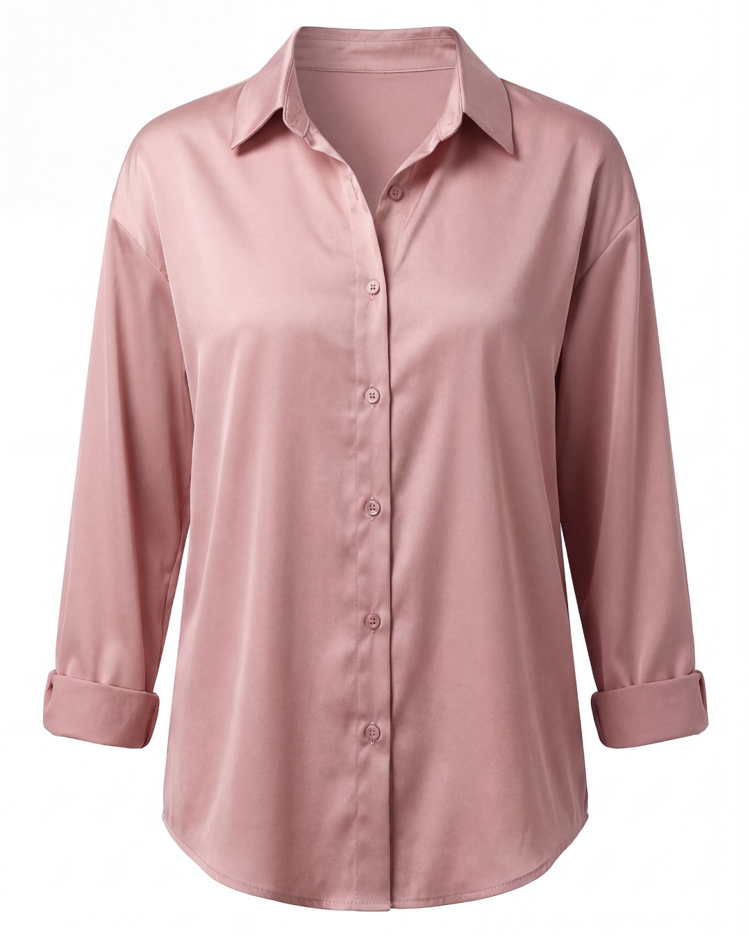 Thea | Women's Smooth Button-Up Shirt