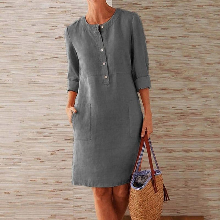 Remi | Women's Button Pocket Shift Dress