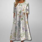 Gail | Women's Embroidered Midi Dress
