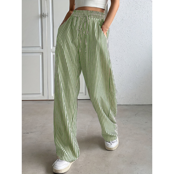 Bayleez | Women’s Striped Relaxed Fit Pants