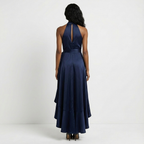 Elaine | Women’s Maxi Wedding Guest Dress Tie Waist Bow