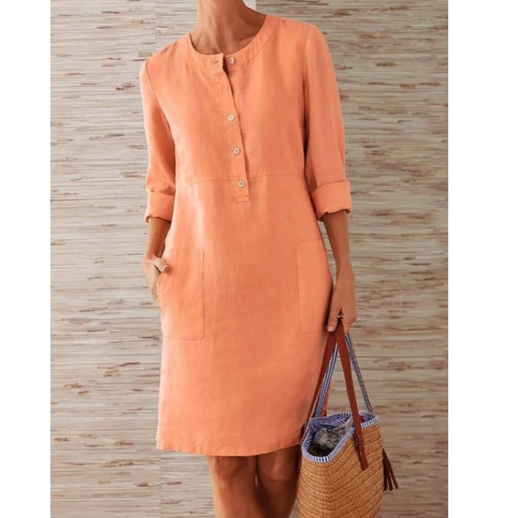 Remi | Women's Button Pocket Shift Dress